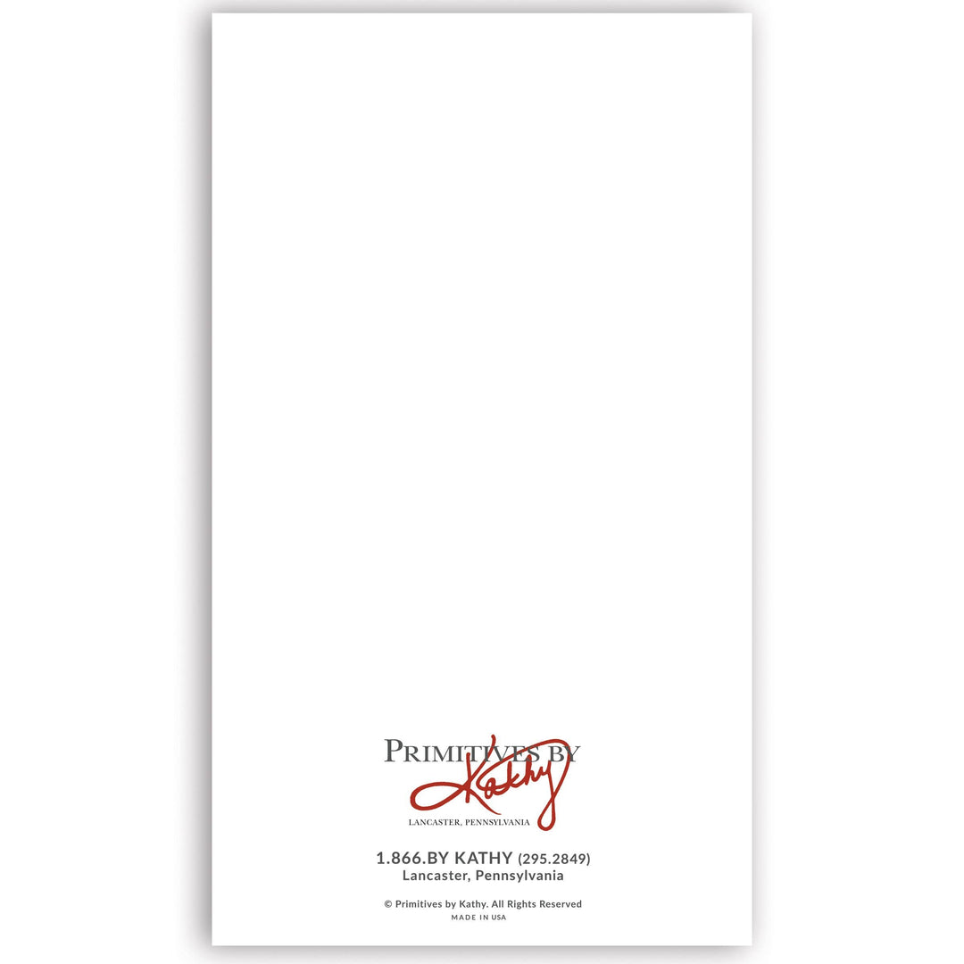 Large Notepad-Floral Gingham
