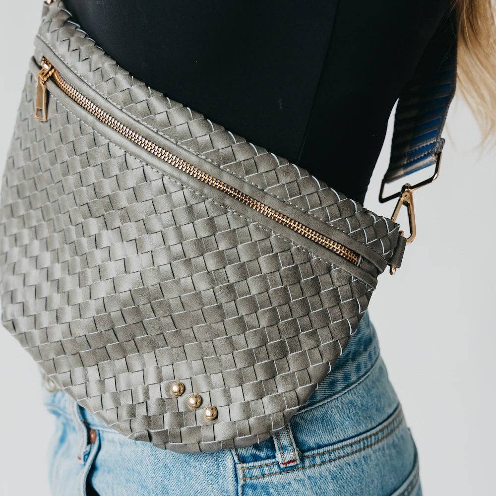 Bum Bag-Westlyn Woven Leather