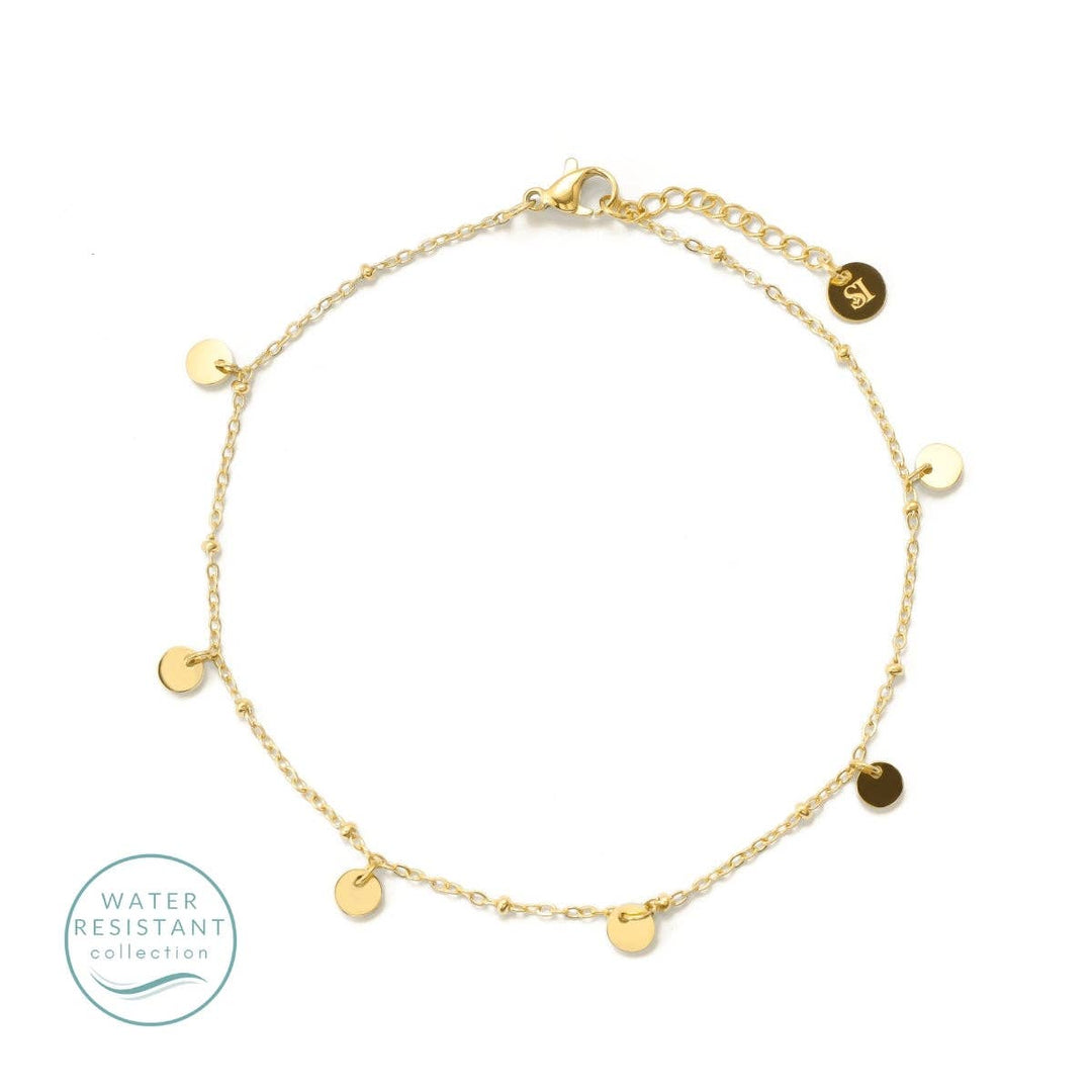 Anklet-Water Resistant Contemporary Charm