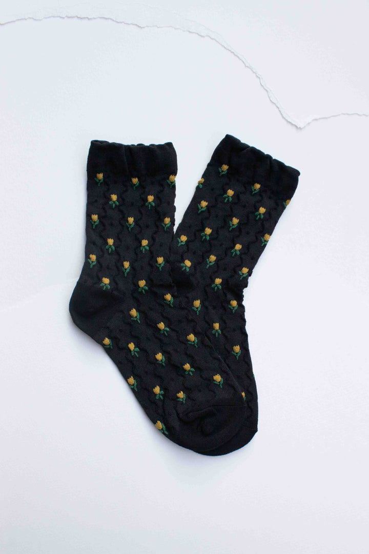 Mini Tulip Flower Socks