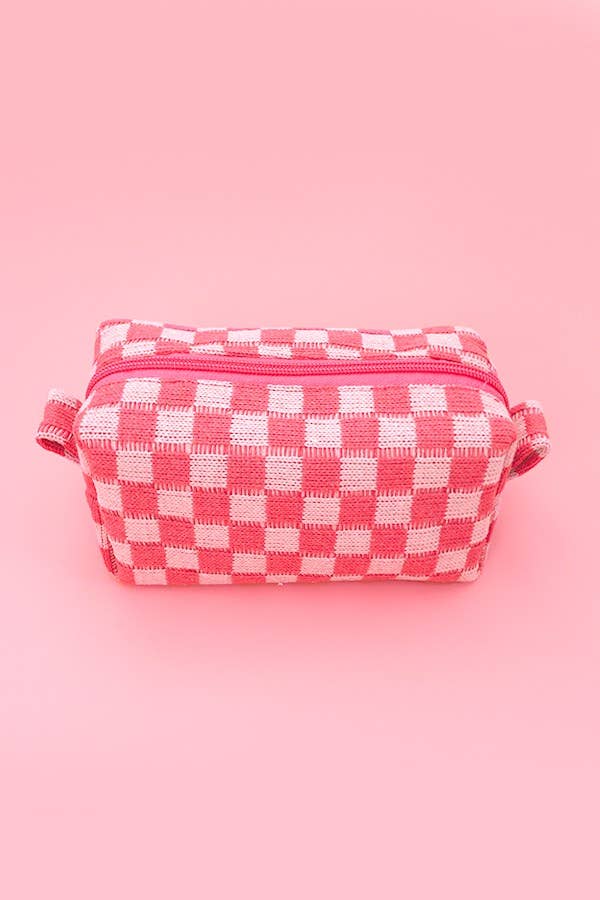 Cosmetic Pouch-Checker Makeup