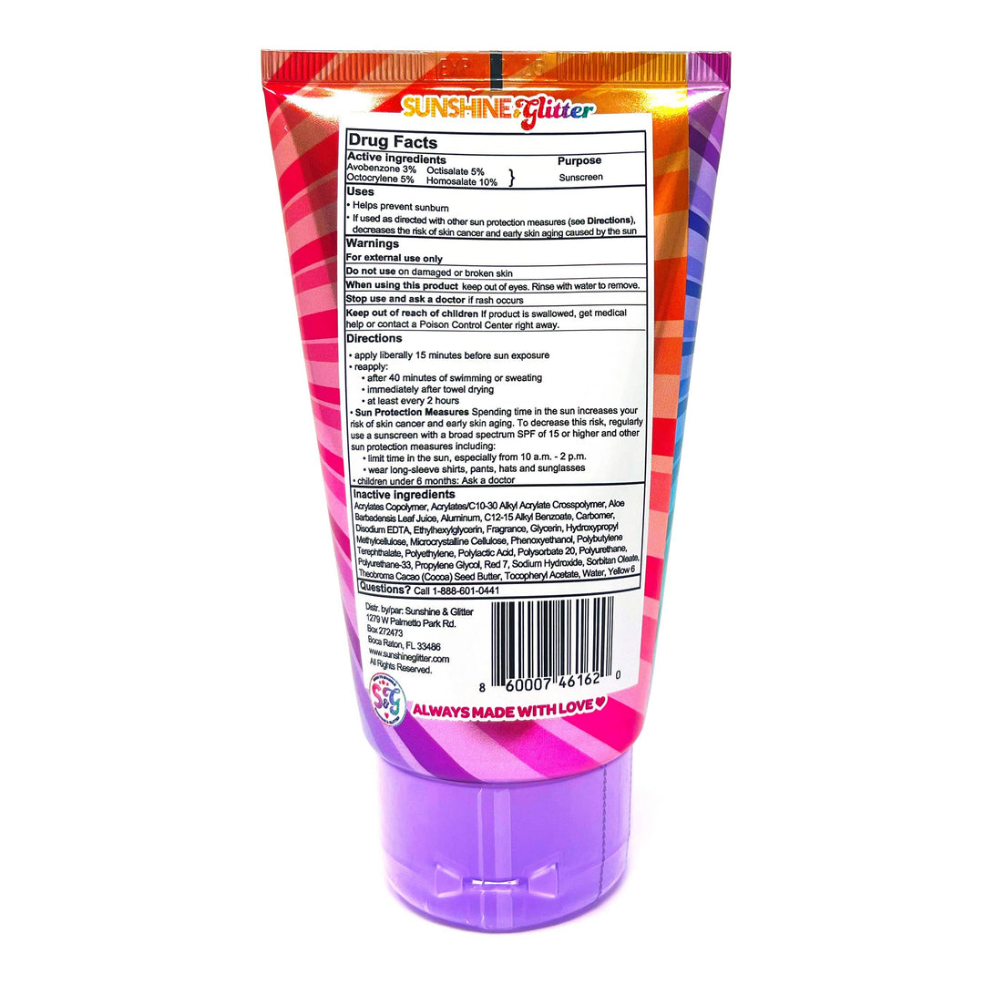 Rainbow Party Cake SPF 50 Travel Ready Gift Set