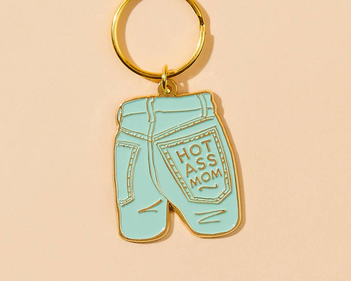 Keychain & Bag Charm-Mom Jeans