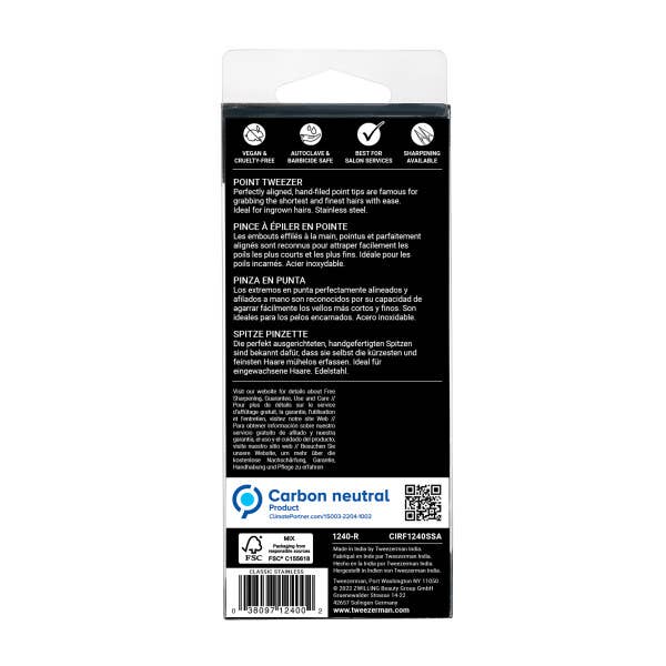 Retail-Point Tweezer Stainless
