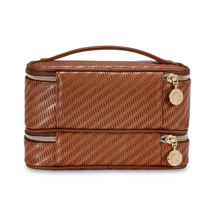 Rosewood Cognac Jenny Train Case