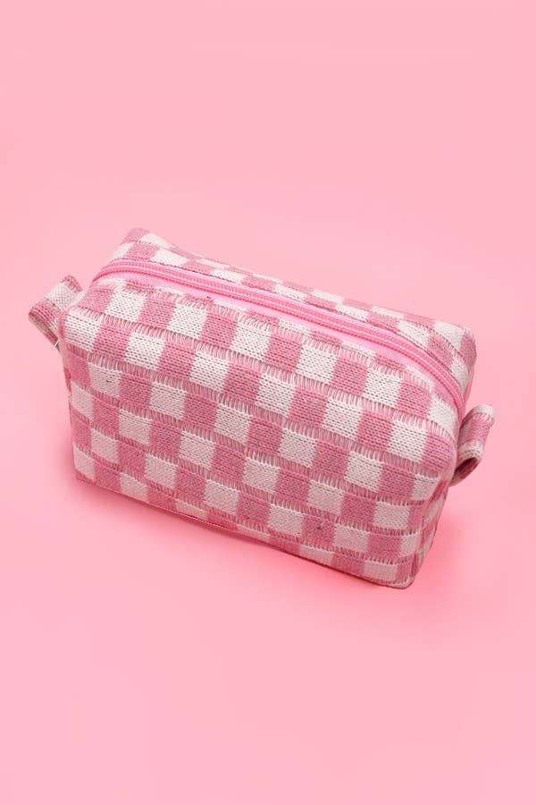 Cosmetic Pouch-Checker Makeup