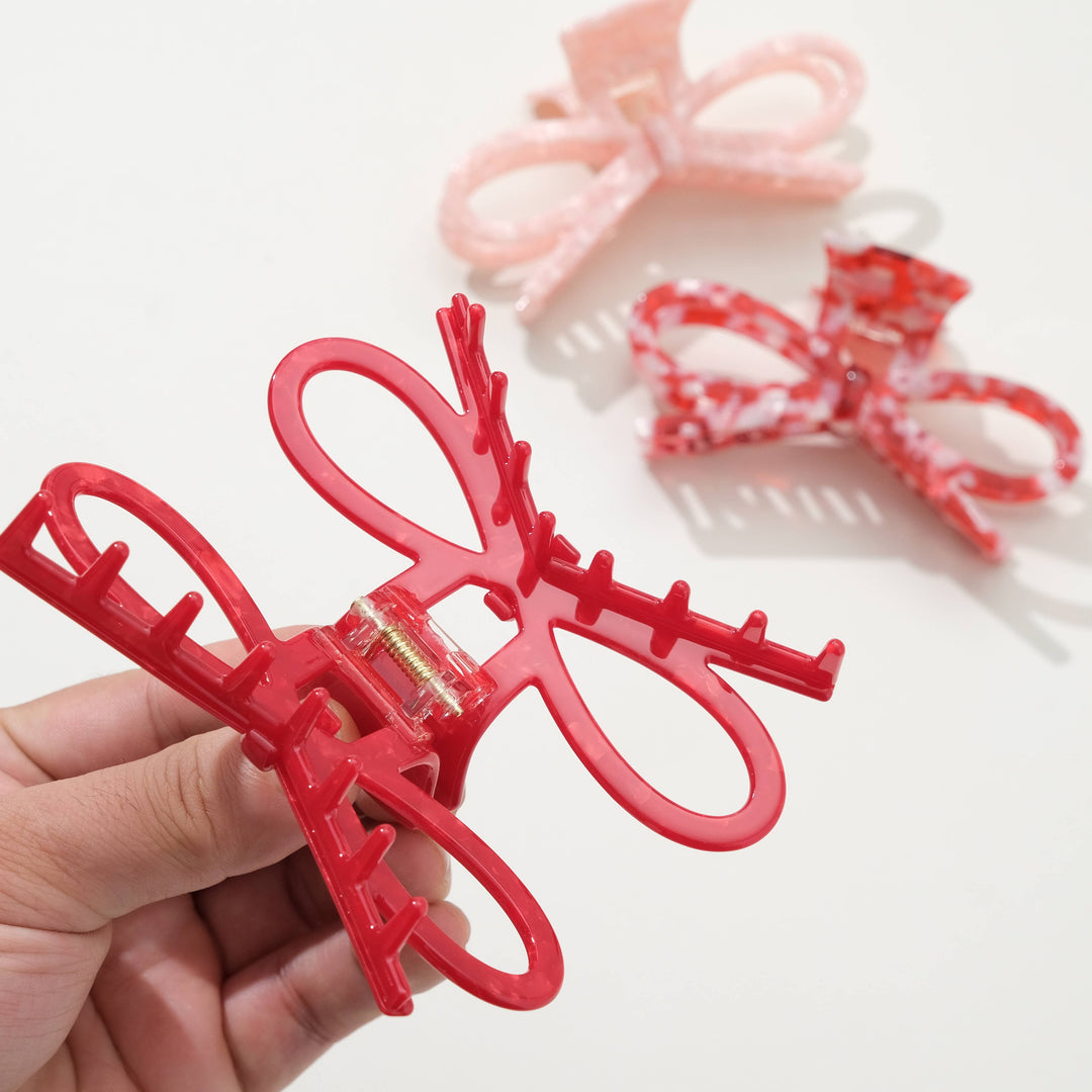 Remi Valentine | Wide Bow Claw Clip
