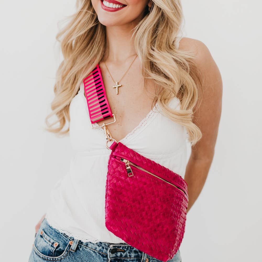 Bum Bag-Westlyn Woven Leather