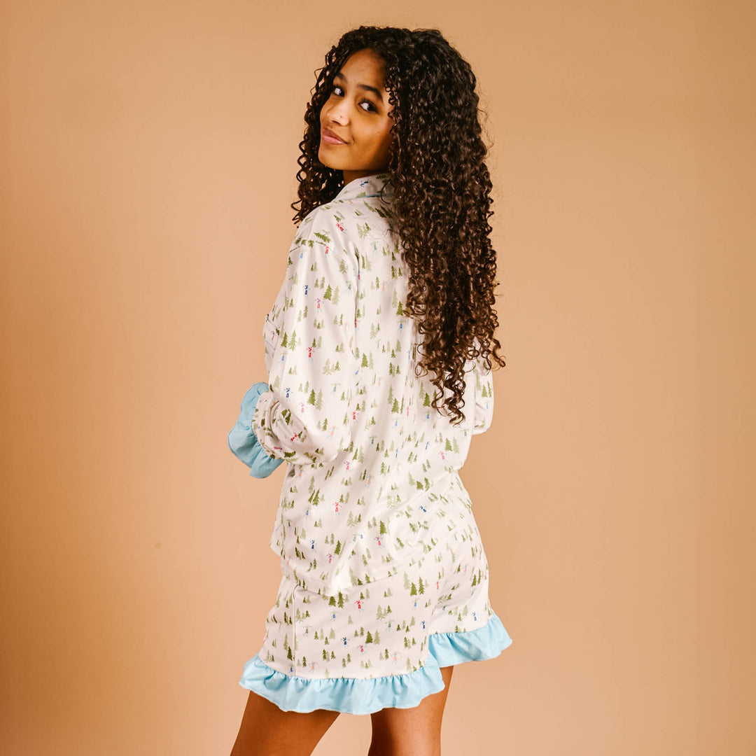 Sweet Dreams Pajama Shorts Set-Aprés Ski