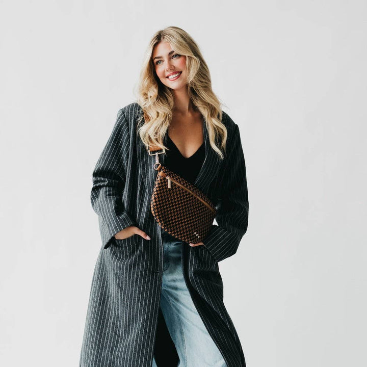 Bum Bag-Westlyn Woven Leather