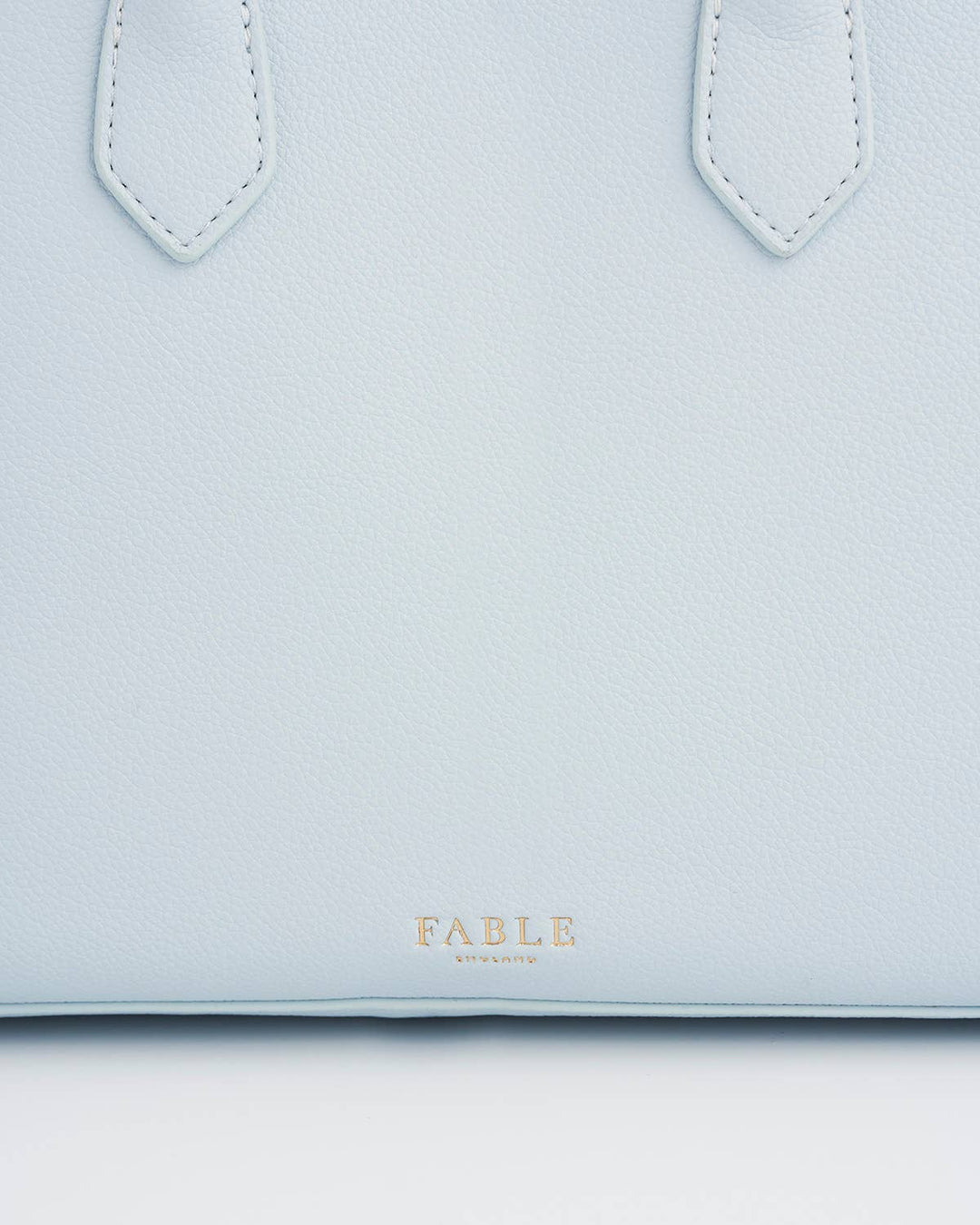 Blue Structured Tote Bag