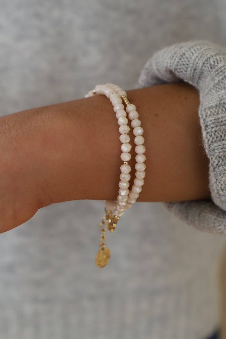 B1242G Bracelet-Blush Aura Wrap