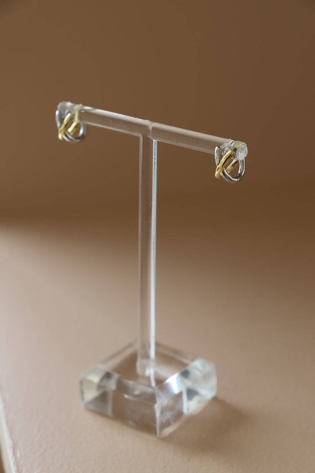 E1751 Earrings-Axel Huggies Mixed Metals