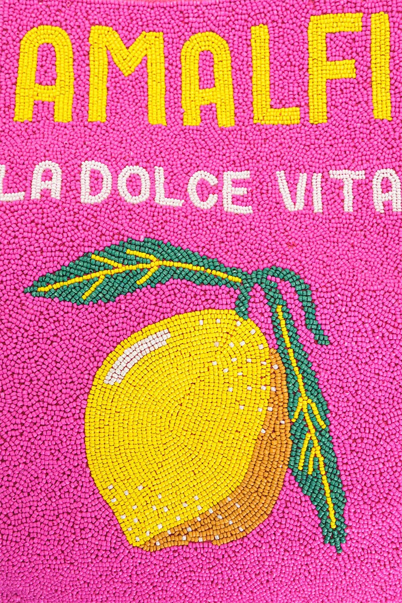Beaded Tote-Amalfi