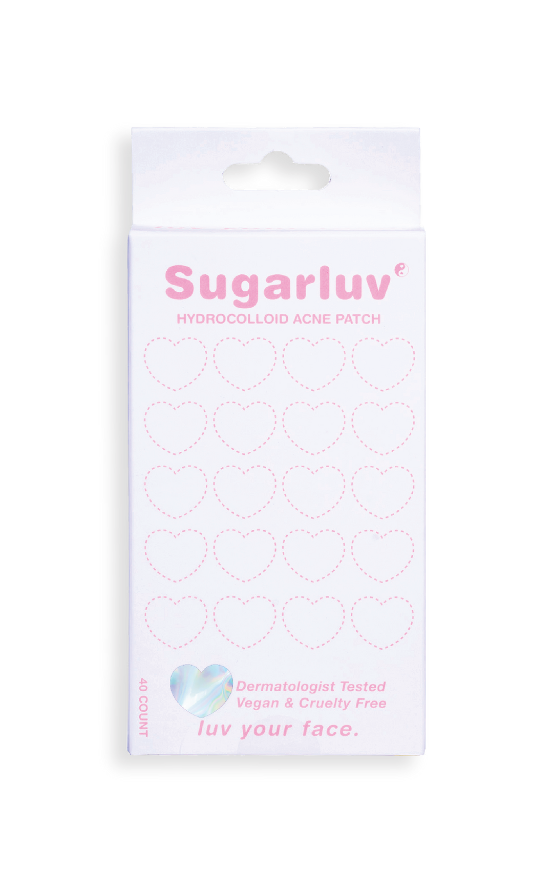 Pimple Patch-Hydrocolloid Acne Patch Holographic Heart 40 Count