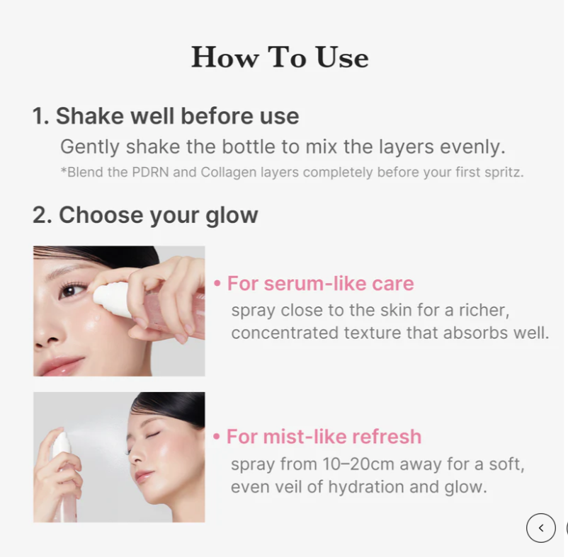 Medicube Mist Serum-PDRN Pink Collagen Glow Jelly Mist Serum