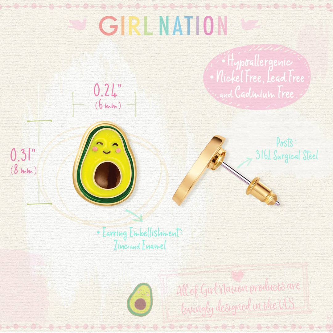 Stud Earrings-Bravocado