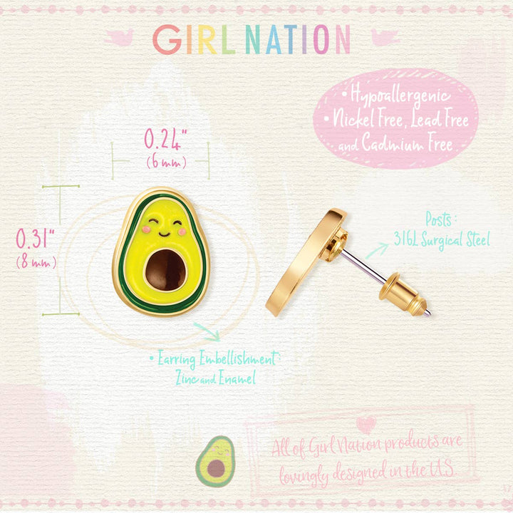 Stud Earrings-Bravocado