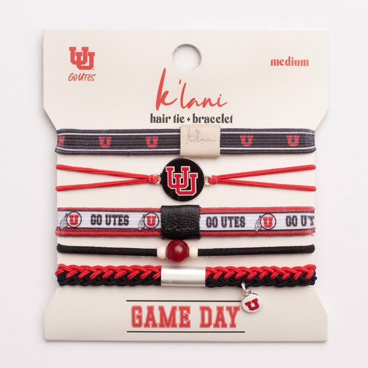 Hair Tie Bracelets-Game Day-Game Day UofU
