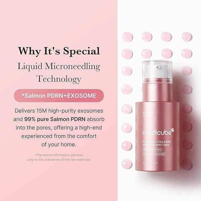 Medicube Serum-PDRN Pink Collagen Exosome Shot Serum 2,000 PPM 30ml