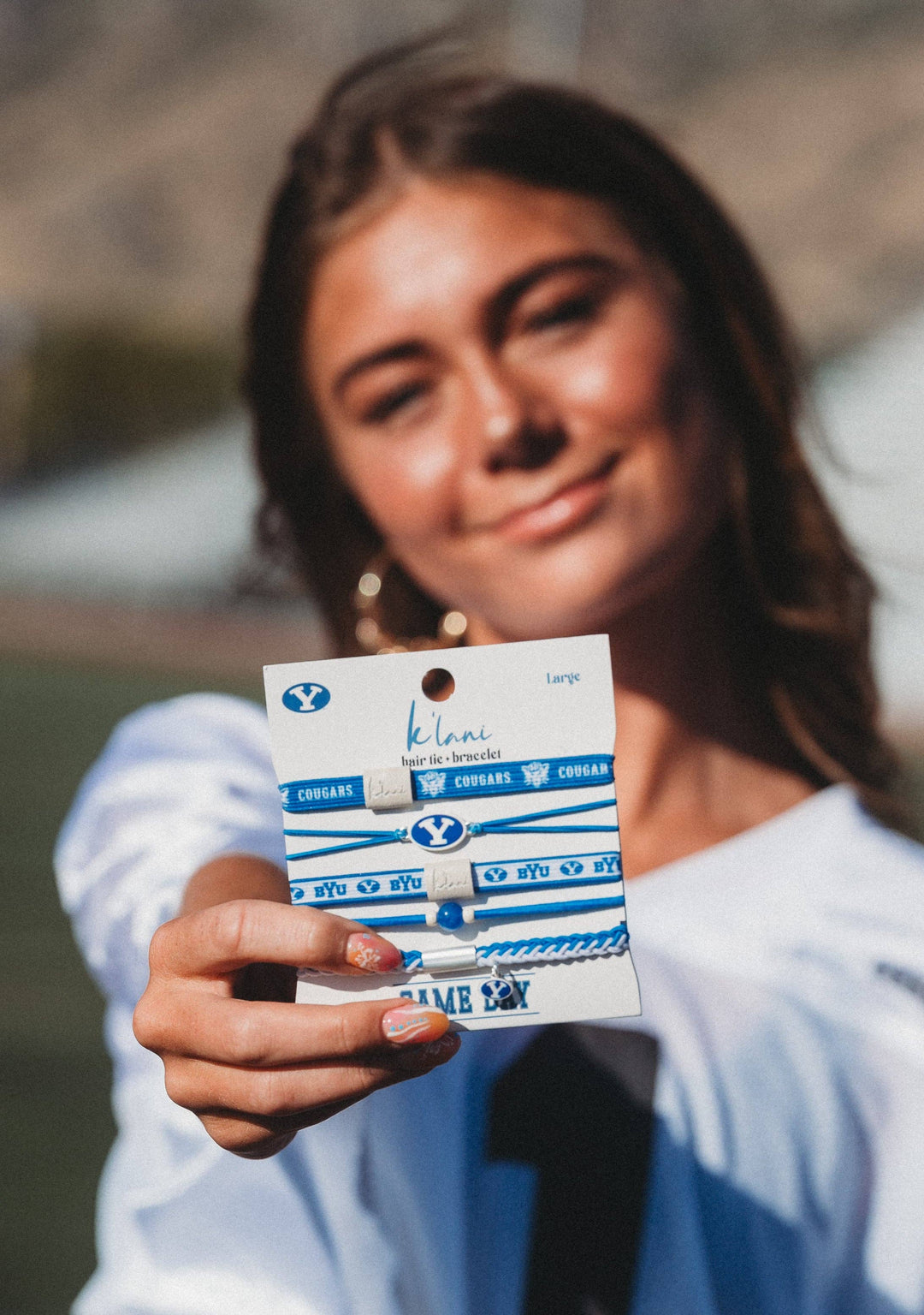 Hair Tie Bracelets-Game Day BYU