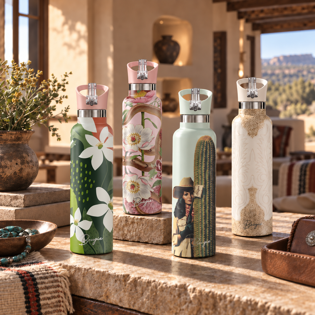 BANDIT | Vintage Pin-Up Bandit Insulated Water Bottle 25 oz-Jade