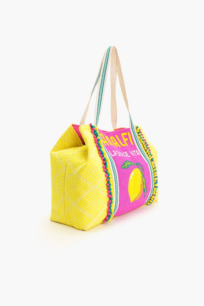 Beaded Tote-Amalfi
