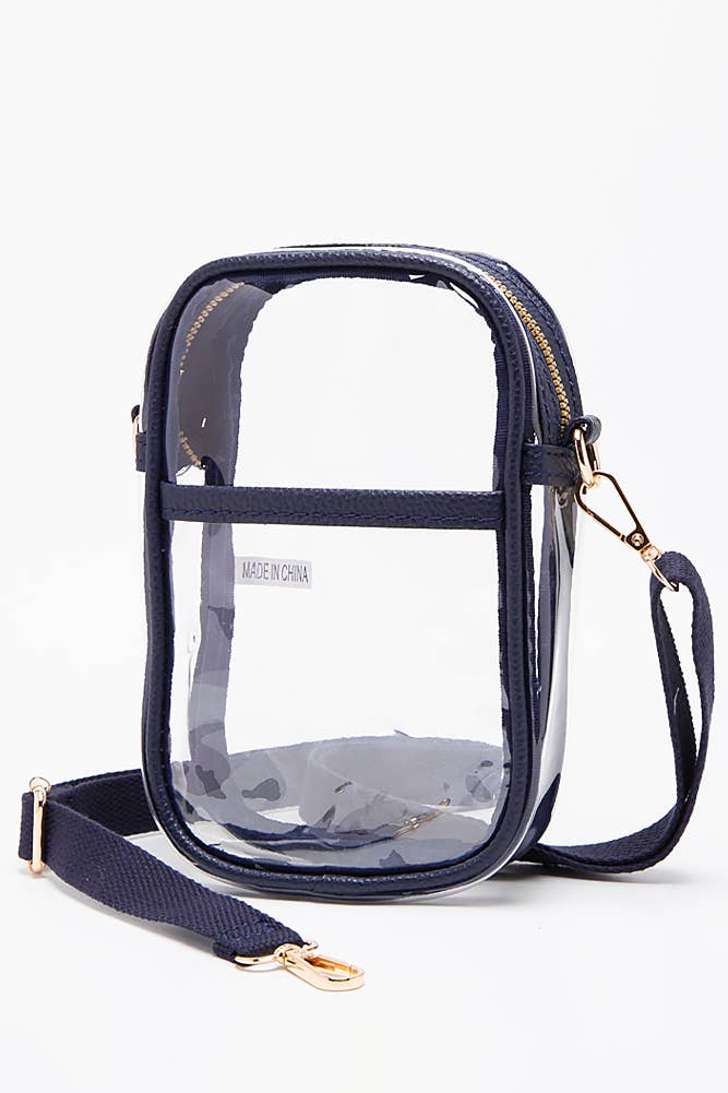 Clear Crossbody Stadium Bag