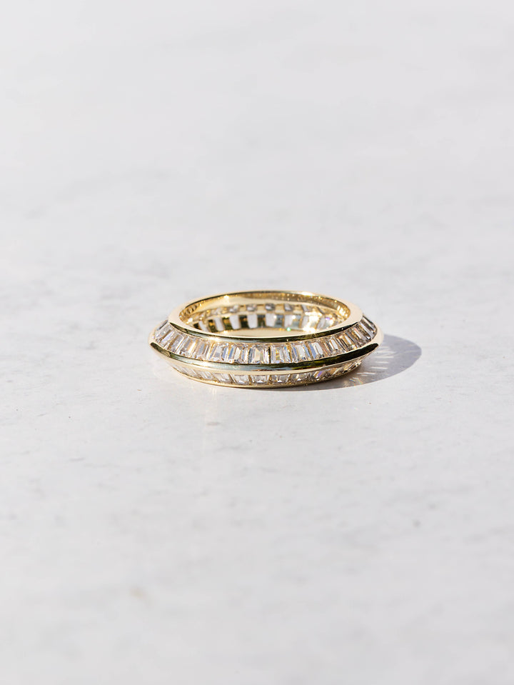 Ring-Yellow Gold Razor Edge