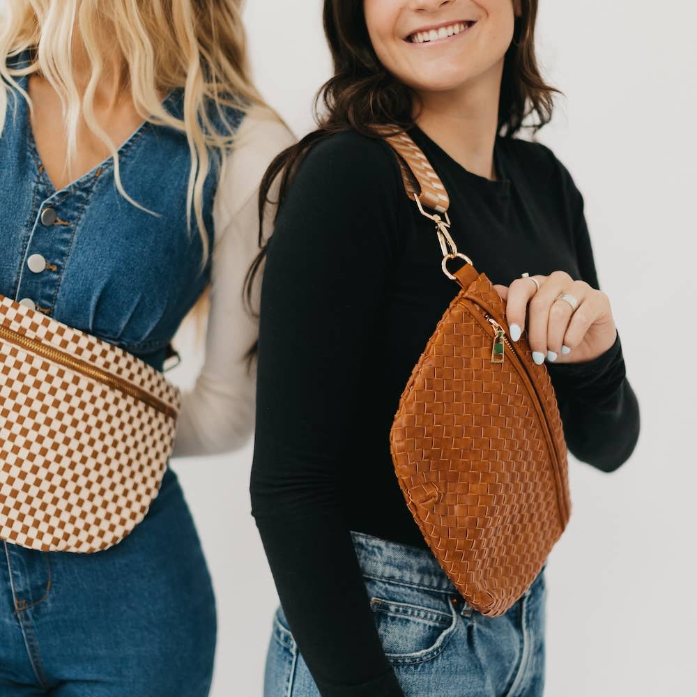 Bum Bag-Westlyn Woven Leather