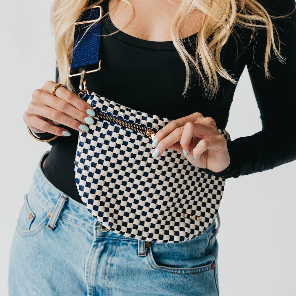 Bum Bag-Westlyn Woven Leather