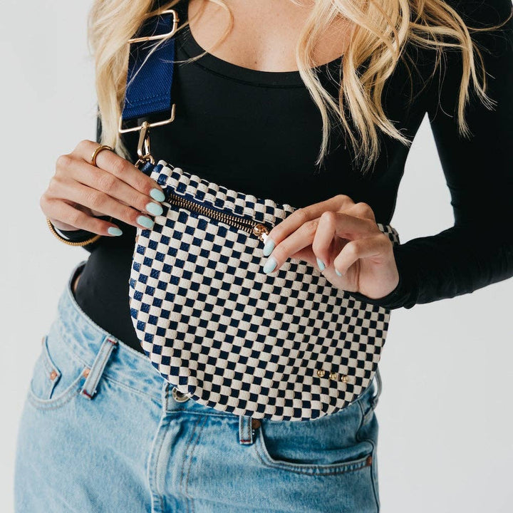 Bum Bag-Westlyn Woven Leather