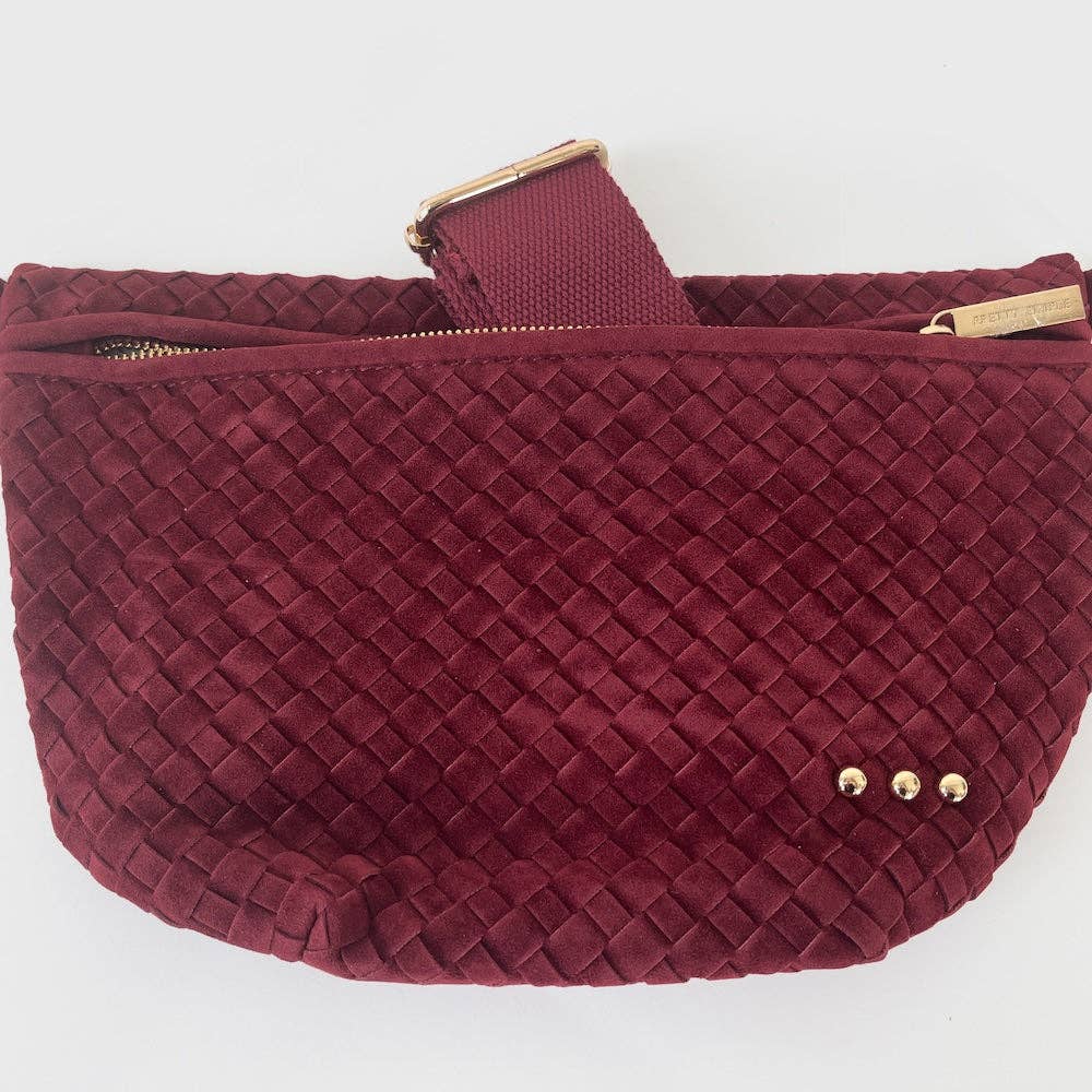 Bum Bag-Westlyn Woven Suede