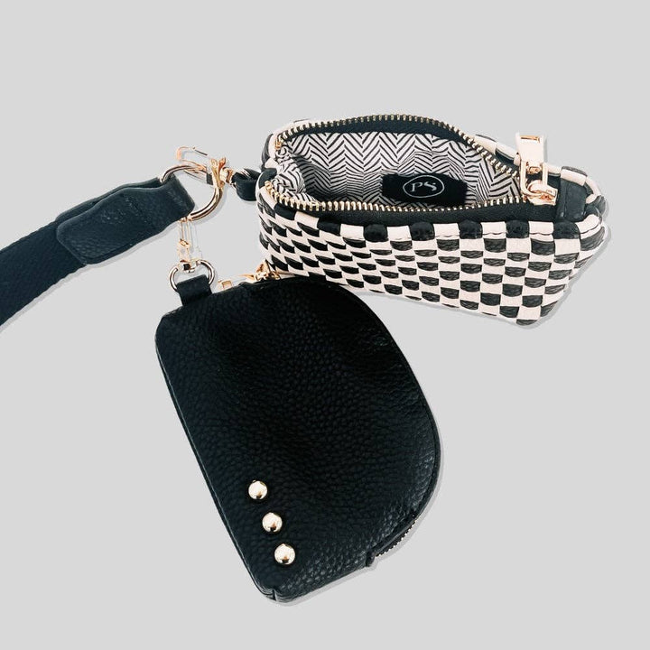 Wristlet-Wonderlust Woven Dual Pouch