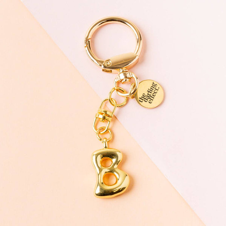 Bubble Letter Keychain Bag Charm–B