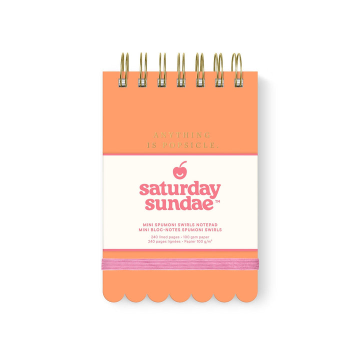 Mini Notepad-Tutti-Frutti Spumoni Swirls