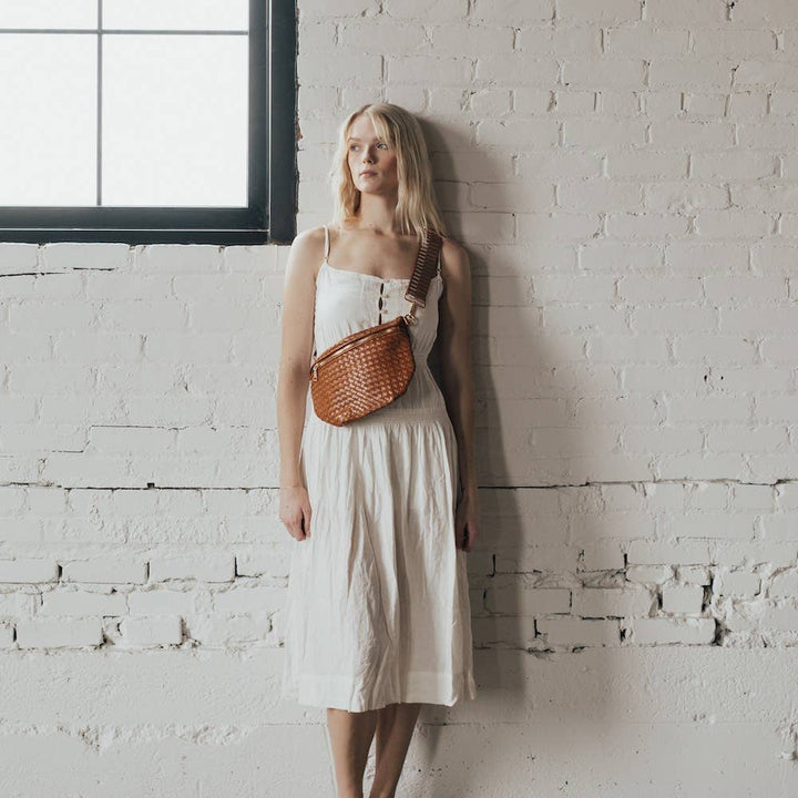 Bum Bag-Westlyn Woven Leather