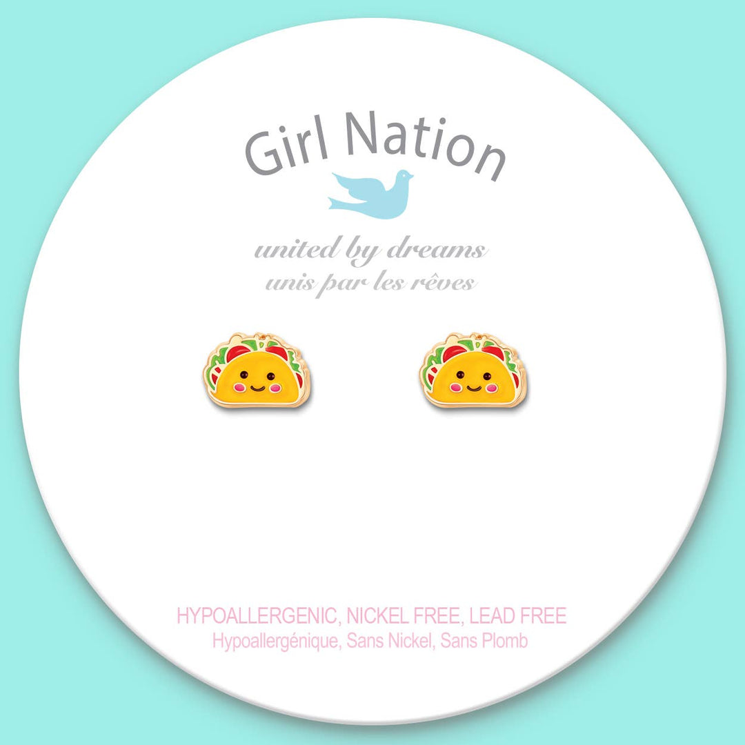 Stud Earrings-Taco Belle