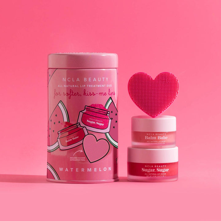Lip Care Set + Lip Scrubber-Watermelon