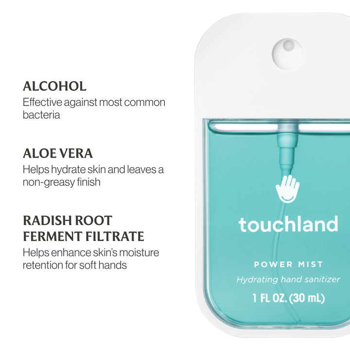 Power Mist Hydrating Hand Sanitizer 1oz-Blue Sandalwood