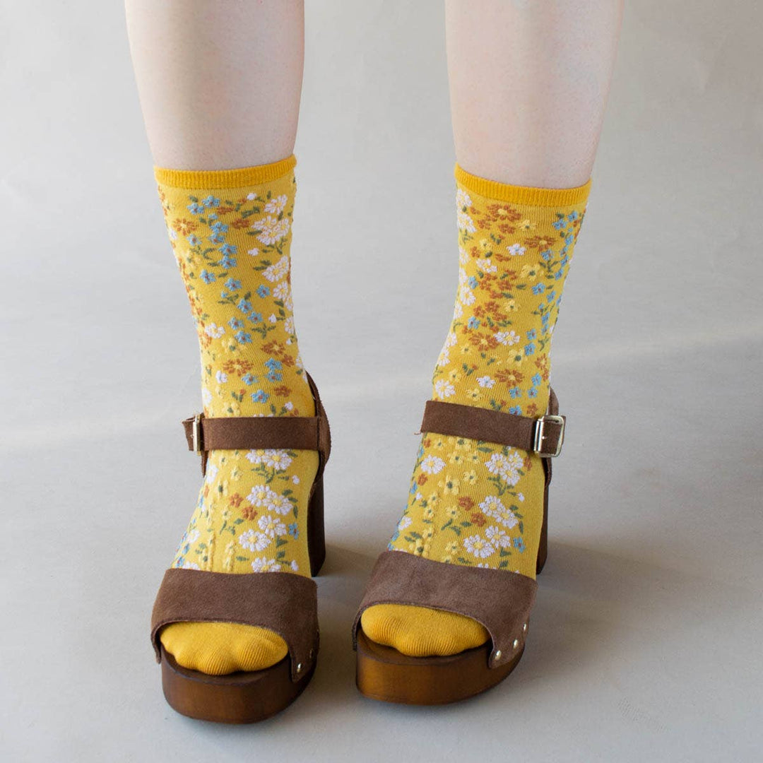Casual Socks-Romantic Floral