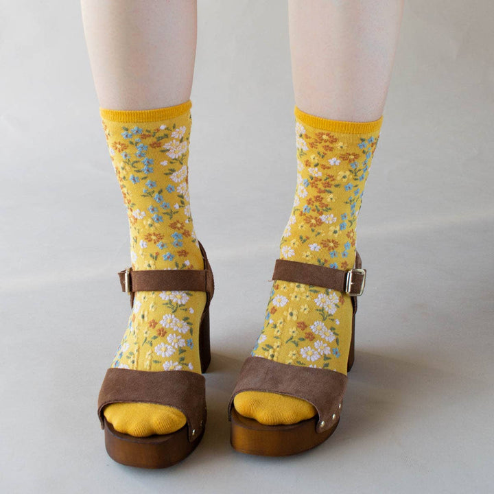 Casual Socks-Romantic Floral