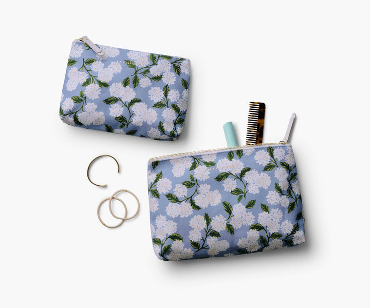 Rifle Hydrangea Zippered Pouch Set