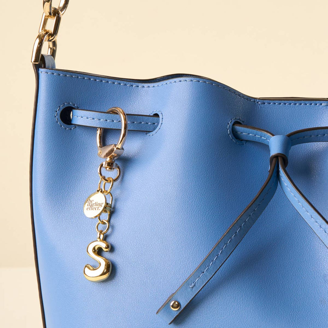 Bubble Letter Keychain Bag Charm–S