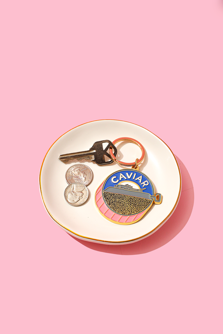 Enamel Keychain-Caviar