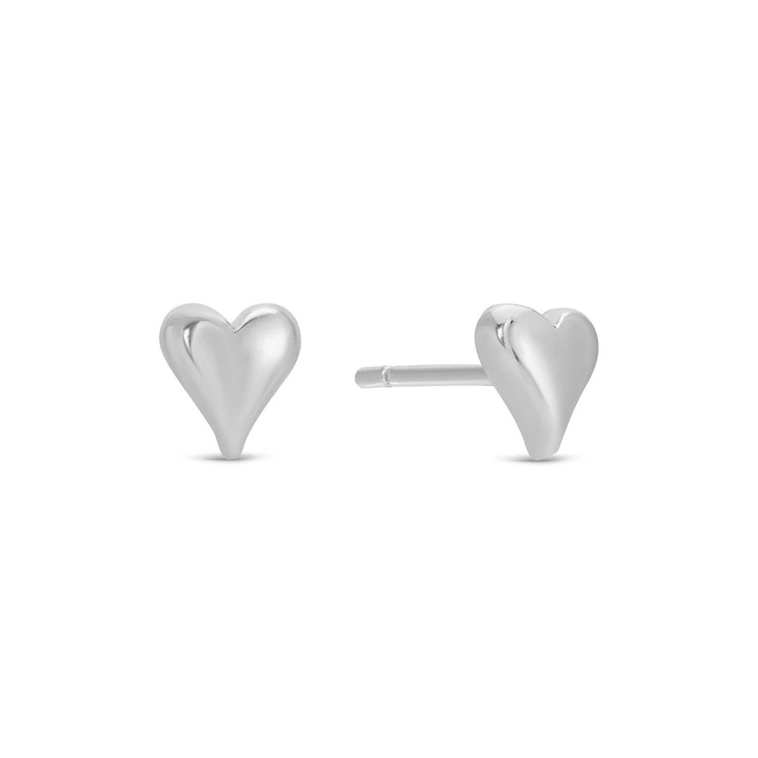 Velvet Gift Tag Trio-Gold Heart Studs