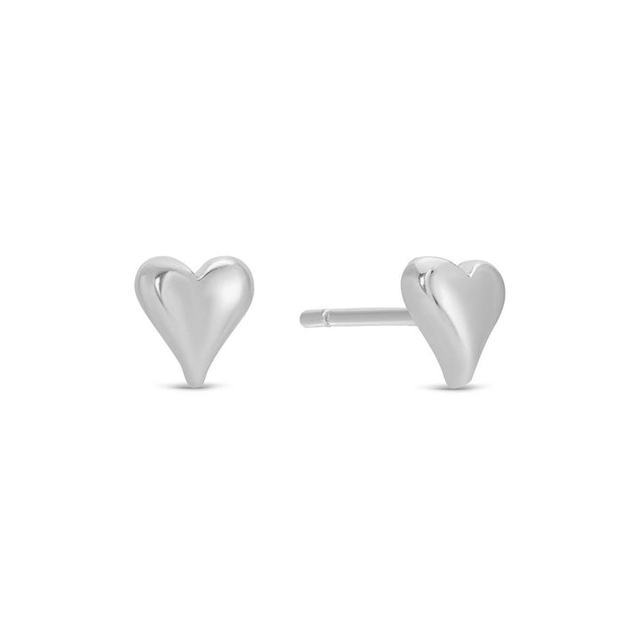 Velvet Gift Tag Trio-Gold Heart Studs