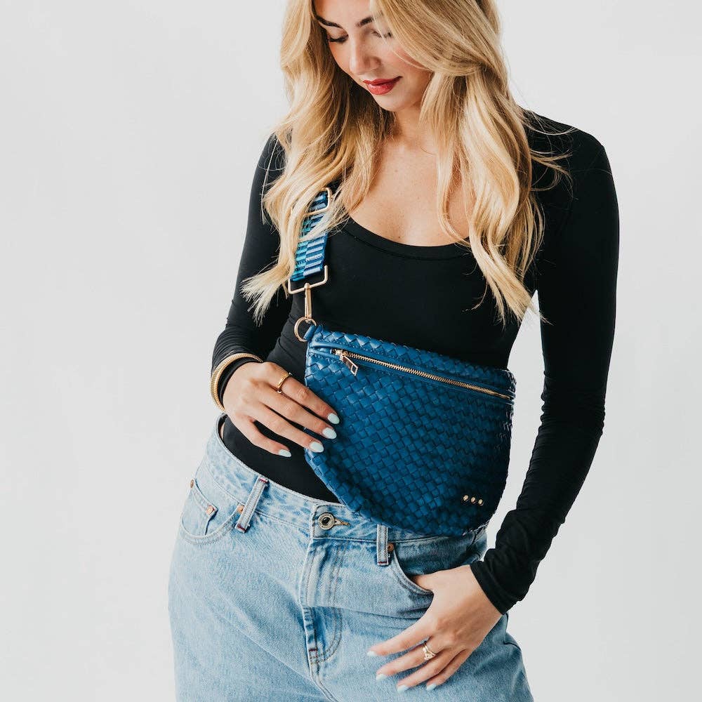 Bum Bag-Westlyn Woven Leather