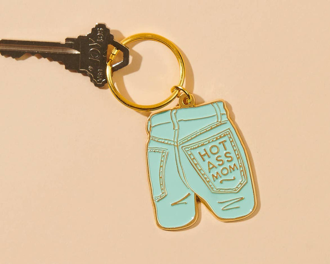 Keychain & Bag Charm-Mom Jeans