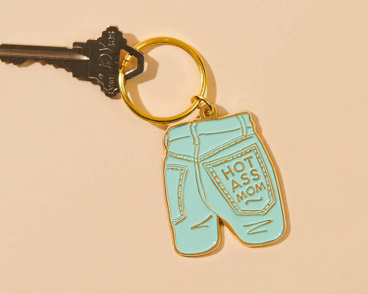 Keychain & Bag Charm-Mom Jeans